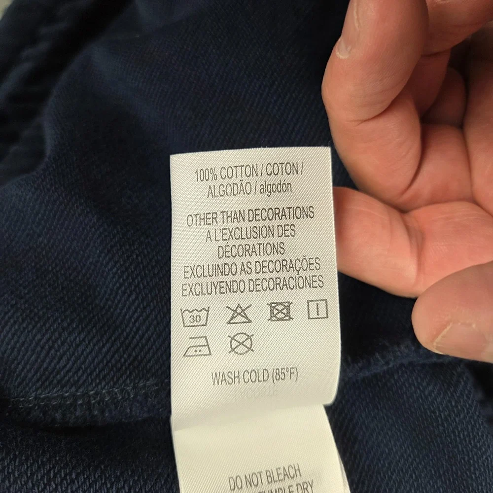 Lacoste‎ Cotton Fleece Cargo Shorts Mens 4XL Blue Sweat